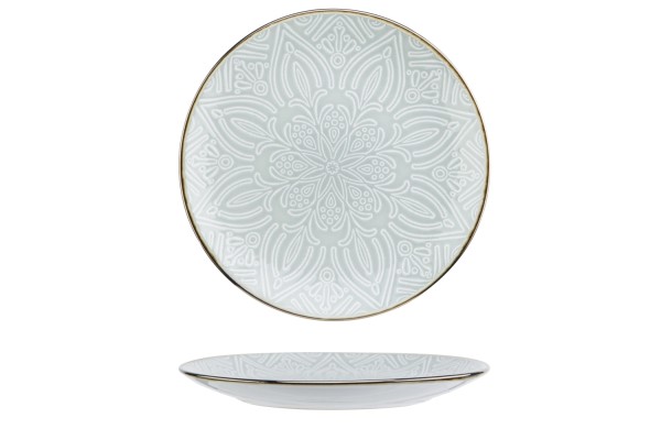 Murano grün Desserteller, D20cm