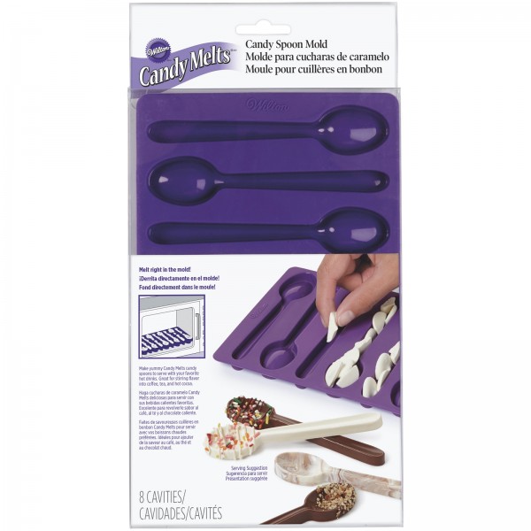 Candy Mold 8er Löffelform, violett