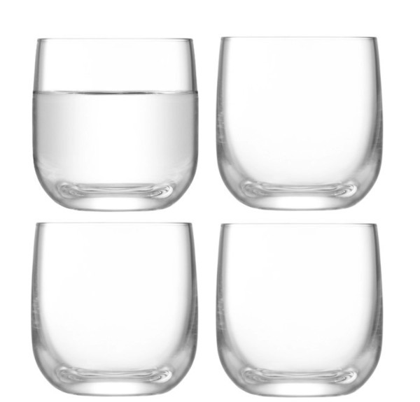 4er Set Borough Shot Glas 75ml transparent