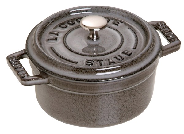 Cocotte 16cm, rund, Graphit-Grau, Gusseisen 1.2l