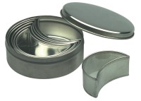 Teigausstecher Set 6tlg Halbmond