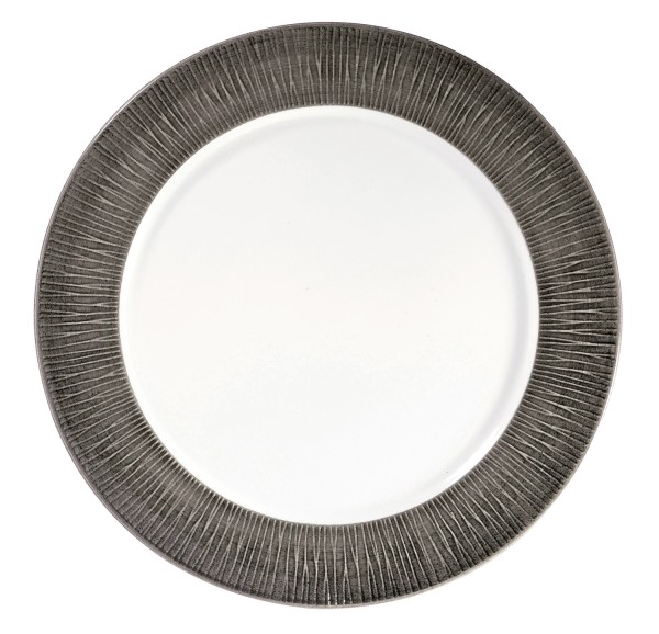 Bamboo Dusk Teller halbtief Fahne schmal 30.5cm