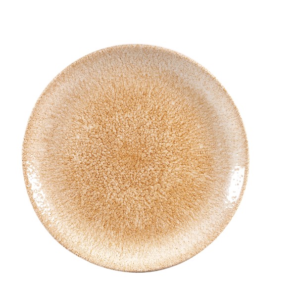 S.P. Raku Garnet Orange Coupe Teller flach 26cm