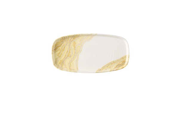 Tide Gold Walled Platte rechteckig 35x18.5cm