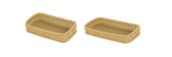 Korb GN 1/3, h-beige, 32,5x17,5x6,5cm