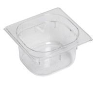GN Behälter 1/6 Polycarbonat H10cm transparent