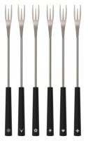 Fonduegabeln 2in1 black 6erSet