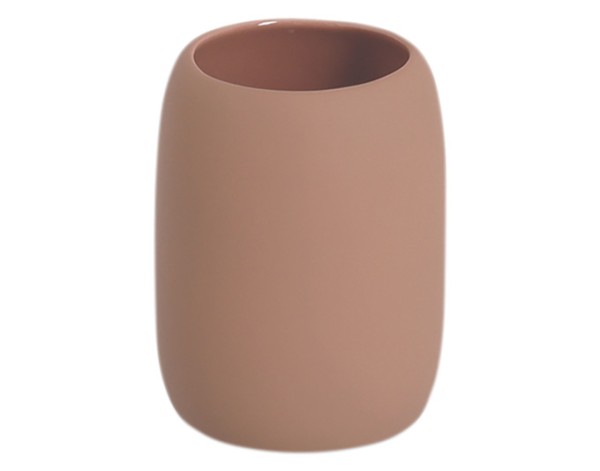 Zahnputzbecher mocca 8.4x10.8