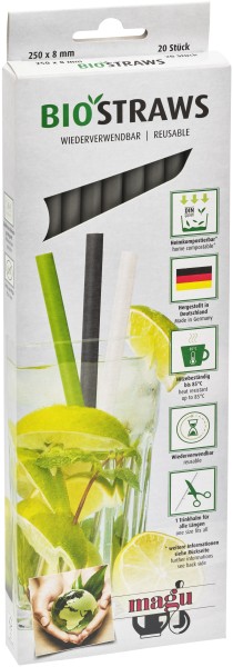 Trinkhalm schiefer