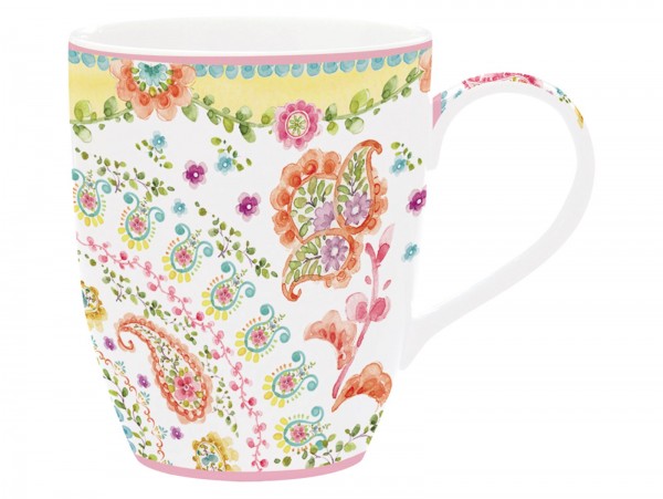 Gipsy Porzellanbecher, gelb, 350 ml