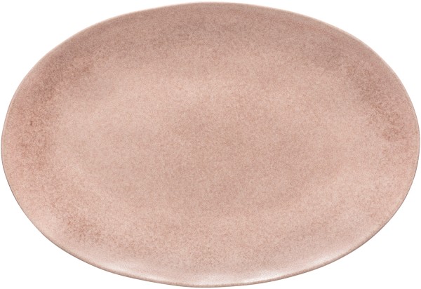 Livia Platte oval 45x31.1cm H4.1cm mattrosa