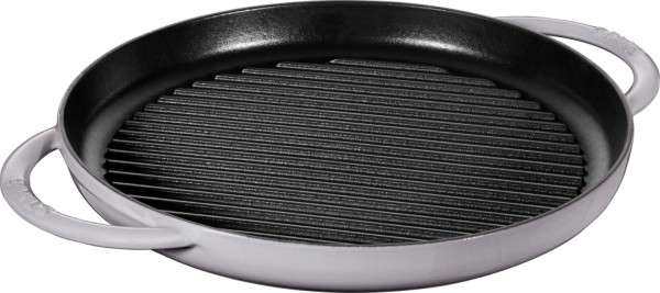 Pure Grillpfanne rund, grau 30cm