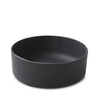 Caractère Black Teller tief D14cm matt schieferoptik