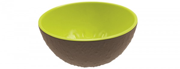 Duo Schüssel Kiwi taupe/kiwi 8 cm