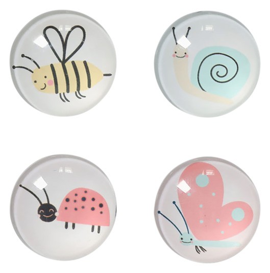 Magnet Insekten 4 Stück