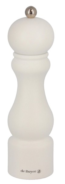 Rumba Gewürzmühle Holz 21cm mattweiss