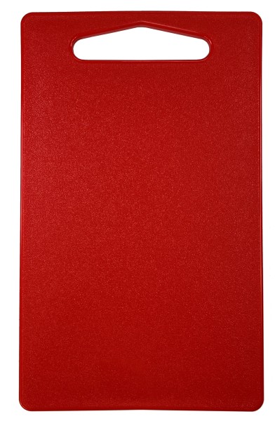 Schneidebrett Sofia 25x15x0.9cm mit Griffloch rot