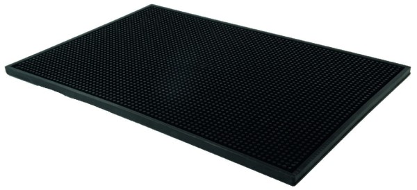 Barmatte 45x30cm schwarz