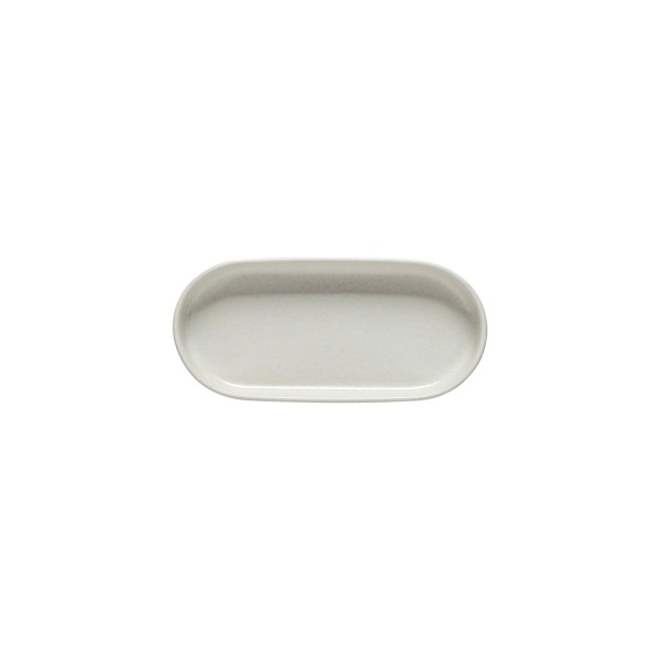 Redonda Servierplatte oval 21.2x9.8cm H2.7cm weiss