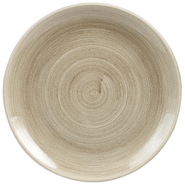 Stonecast Patina Antique taupe Coupe Teller flach 26cm