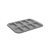 Backform für 8 Financiers 34x26cm antihaftbesch. Stahl