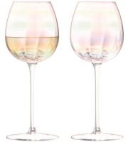 2er Set Pearl Wei?weinglas 325ml - perlmutt