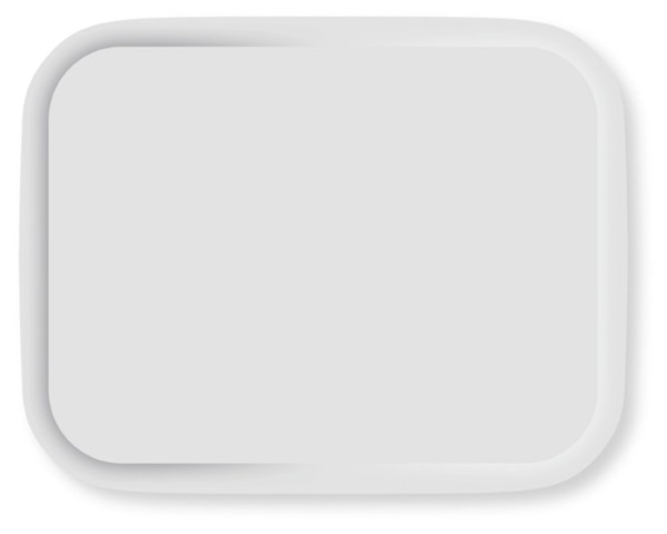 Smart Tablett Rocca Grain 46x36cm grau