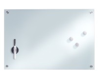 Memobord Glas weiss 60x40cm