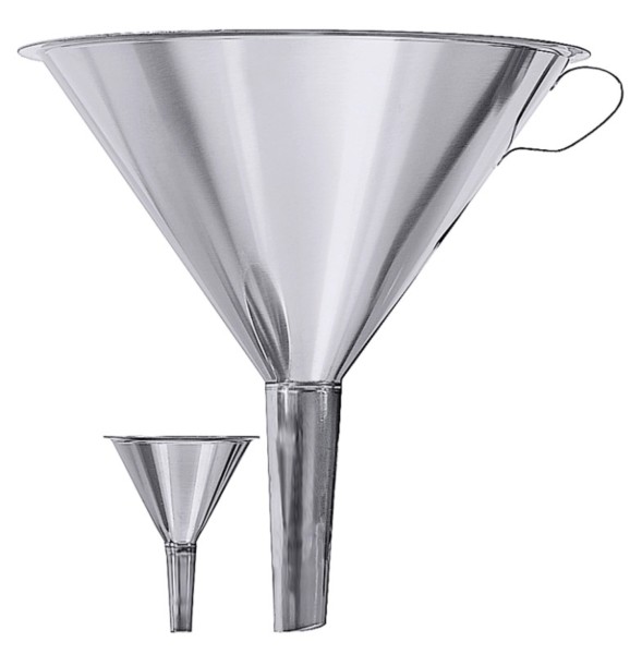 Trichter 10 cm, Ø Durchlauf 1.3cm, H: 12cm