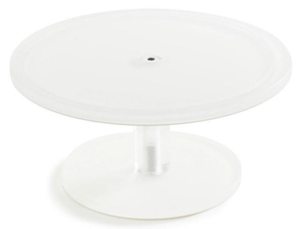 Sweety Tortenplatte D23 cm H11cm Nacryl weiss