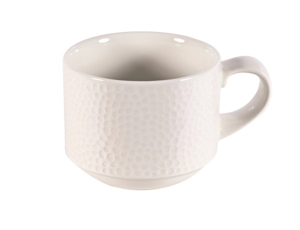 Isla White Kaffeetasse stapelbar 22cl