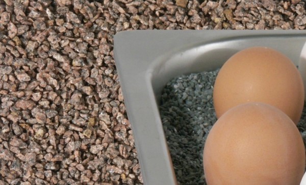 Wärmesand Granitsplitt 7 kg, rot