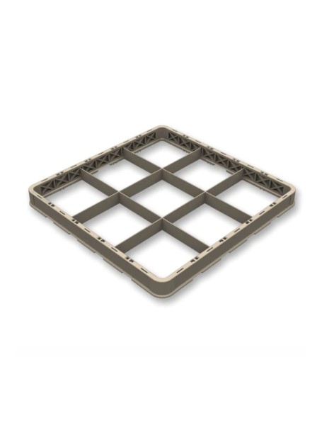 Aufsatz geschlossen 9 Fächer Glas max D15.1cm