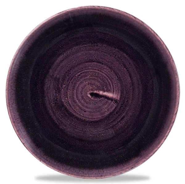 Stonecast Patina Deep Purple Coupe Teller flach 16.5cm