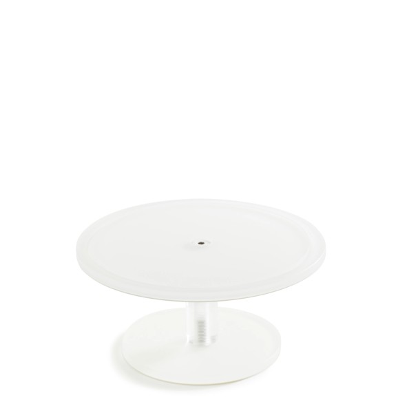 Sweety Tortenplatte auf Fuss D30cm weiss Nacryl