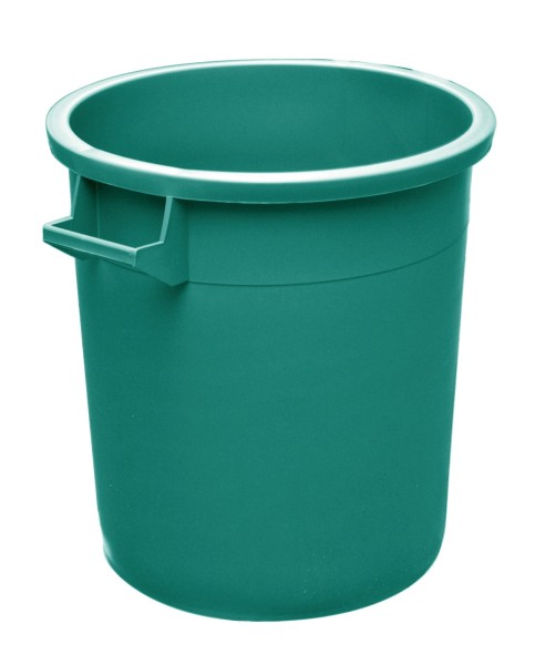 Müllbehälter zylindrisch 50lt grün