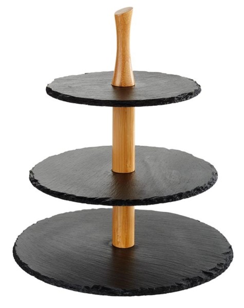 Etagère 3-stufig, D35/25/20 H34cm