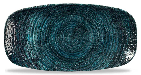 Homespun Chroma Marine Chefs Oblong Platte 20x12.1 cm