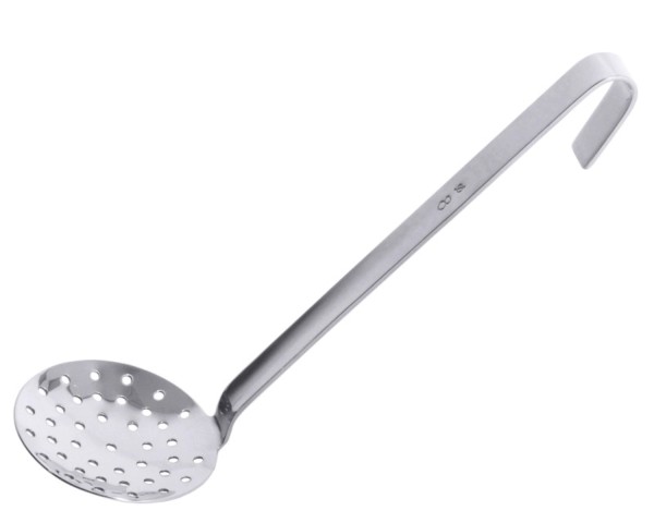 Schaumlöffel flach Ø 18cm Länge Stiel 44cm