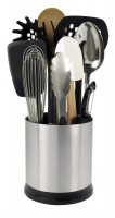 Drehbarer Utensilienhalter aus Edelstahl