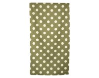 Handtuch dots olive green50cm