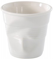Kaffee Knitterbecher 12cl, weiss
