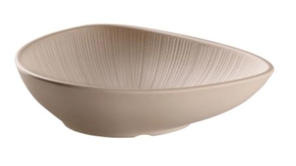 Nero Schale 23x18cm, H5cm, 60cl Melamin, sand