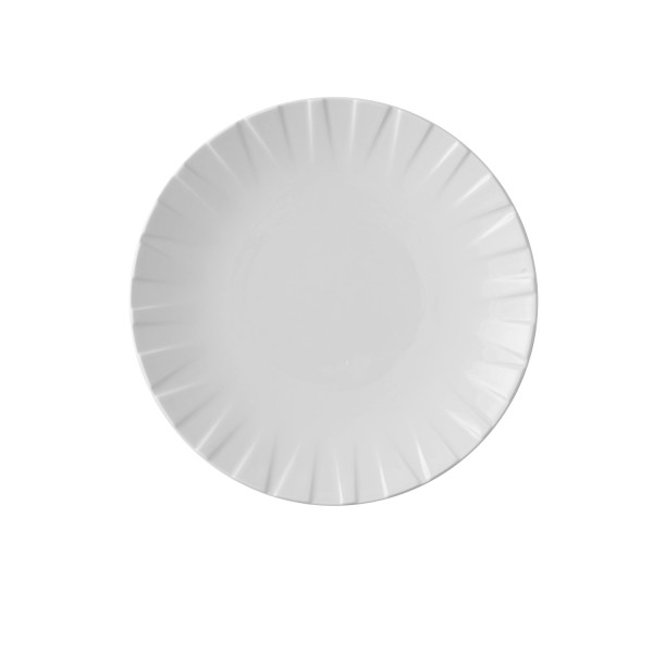 Alchemy Abstract White Coup Teller 27.2cm