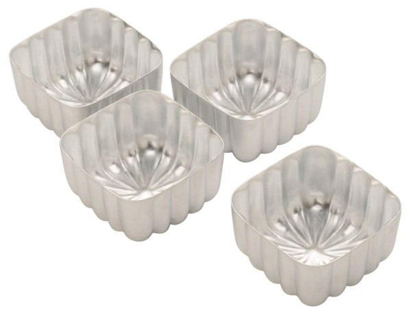 4er Set Patisserieförmchen D7x7cm