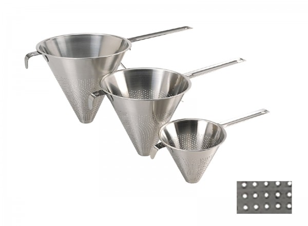 Spitzsieb Ø 27cm, Perforierung 1.5mm