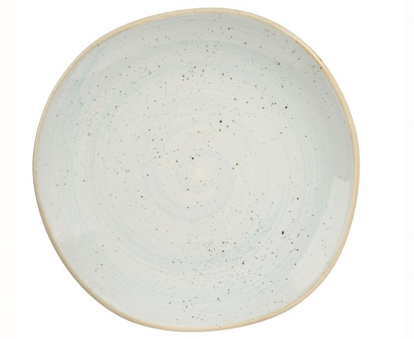 Stonecast Duck Egg Blue Organic Teller flach 26.4cm