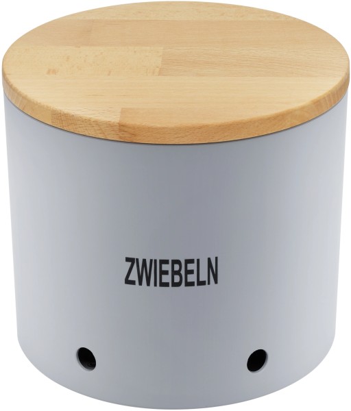 Zwiebeltopf Biopolymer 20.2x15.2cm silber