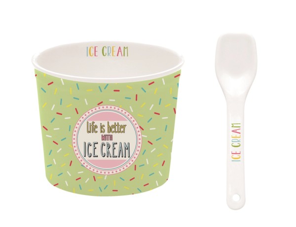 Ice Cream Eisbecher grün, D8.5cm