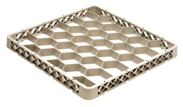Aufsatzrand zu Gläserkorb 30 Fächer H4cm beige